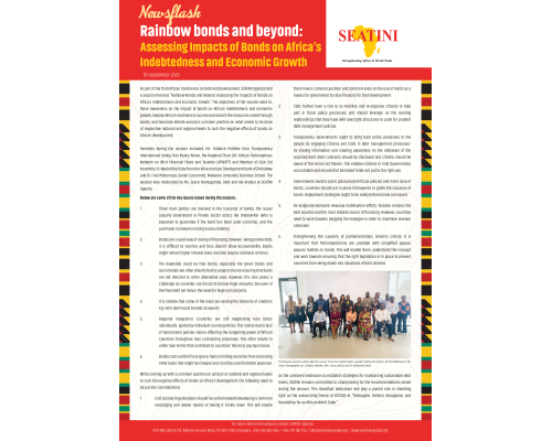 Rainbow bonds and beyond: Assessing Impacts of Bonds on Africa’s Indebtedness and Economic Growth