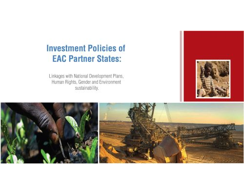 Investment Policies of EAC Partner States