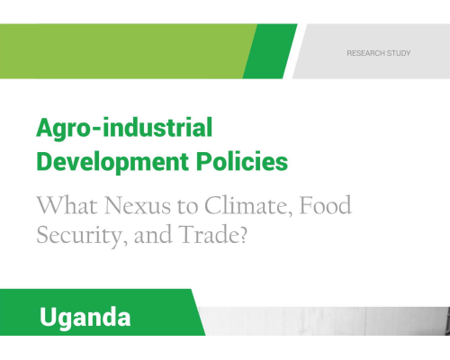 Agro-Industrialization Policies: What Nexus to Climate, Food Security and Trade?